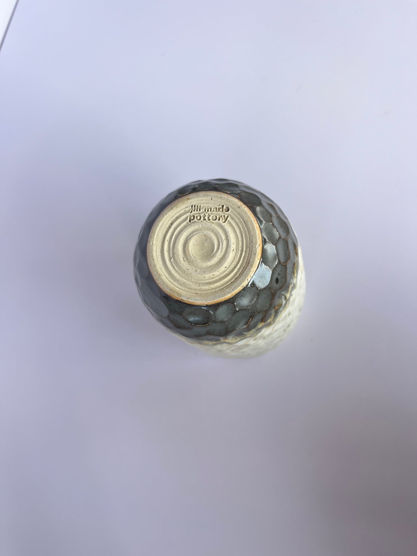 Sea salt textured vase