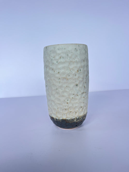 Sea salt textured vase