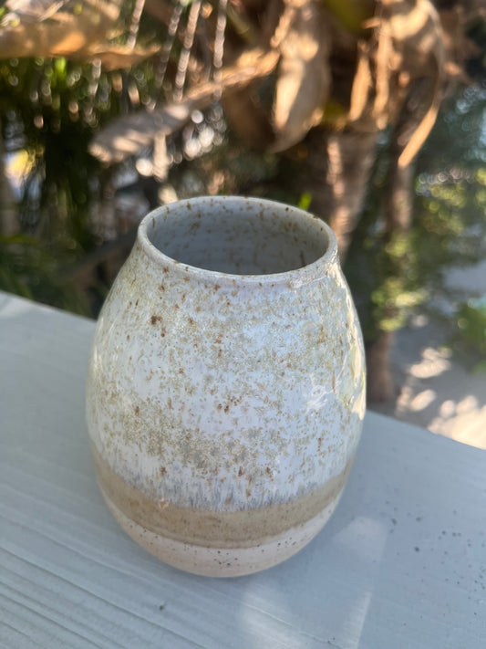 Cream Speckle Vase