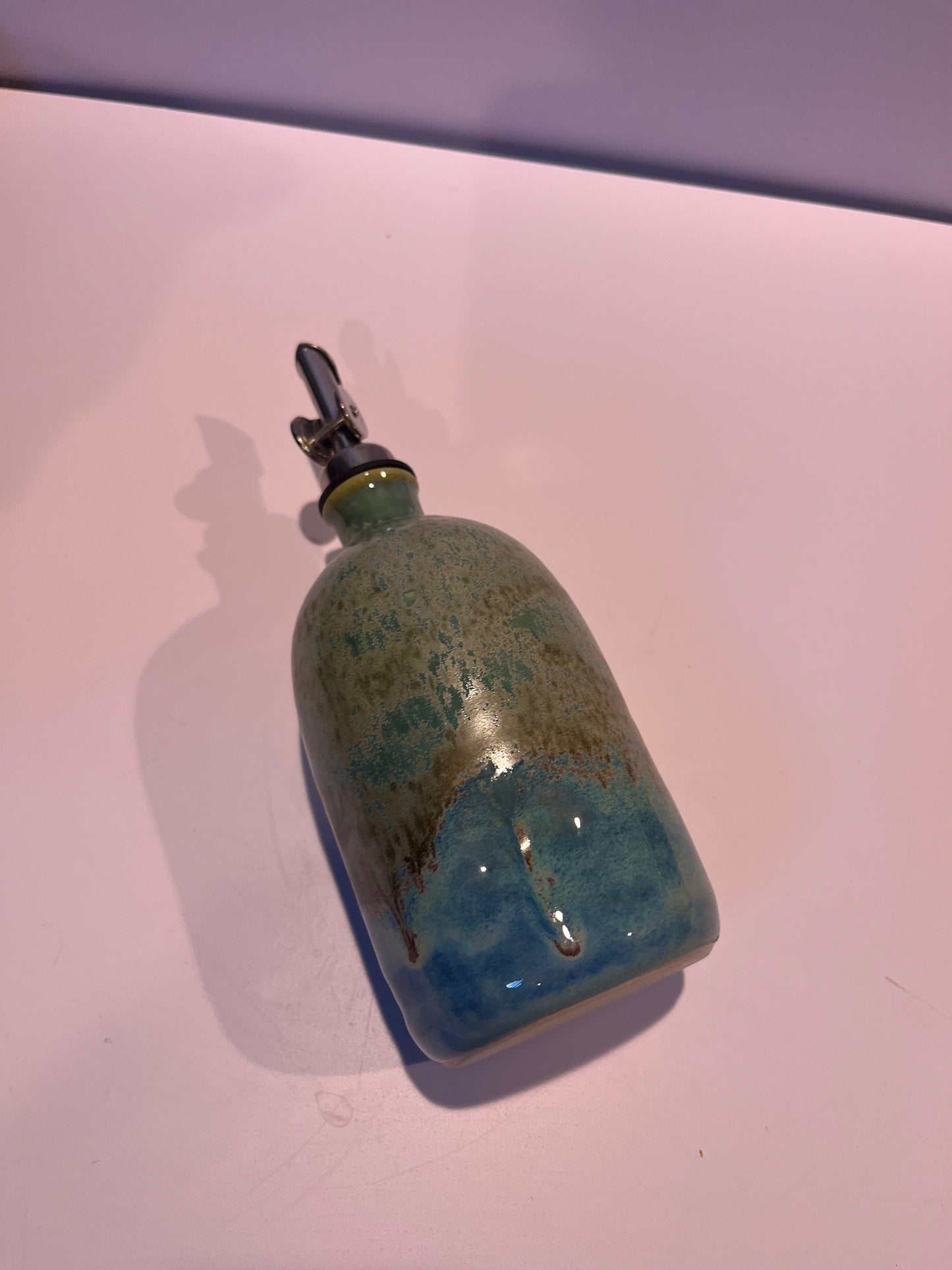 Multi Blue/Green Oil Bottle