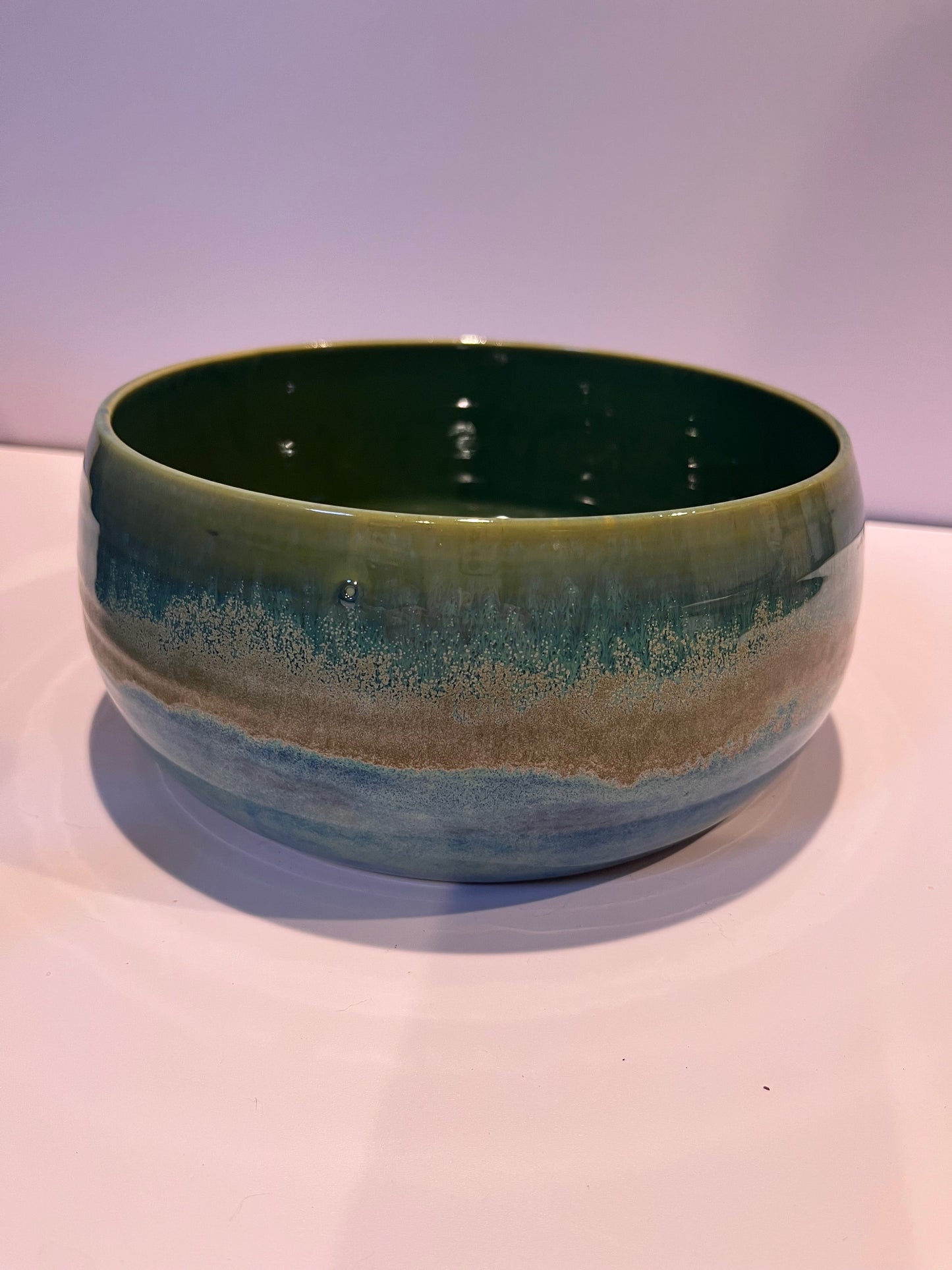 Multi Blue/Green Pasta Bowl