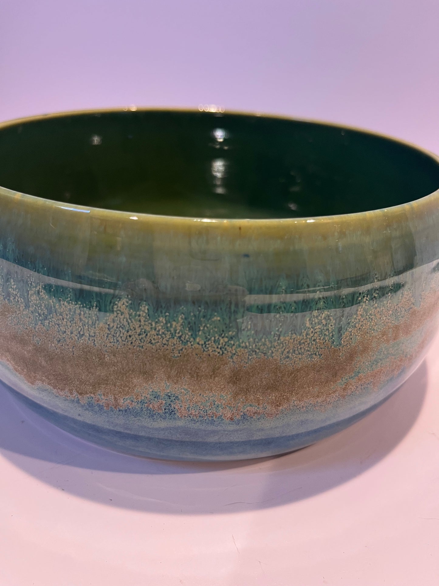 Multi Blue/Green Pasta Bowl