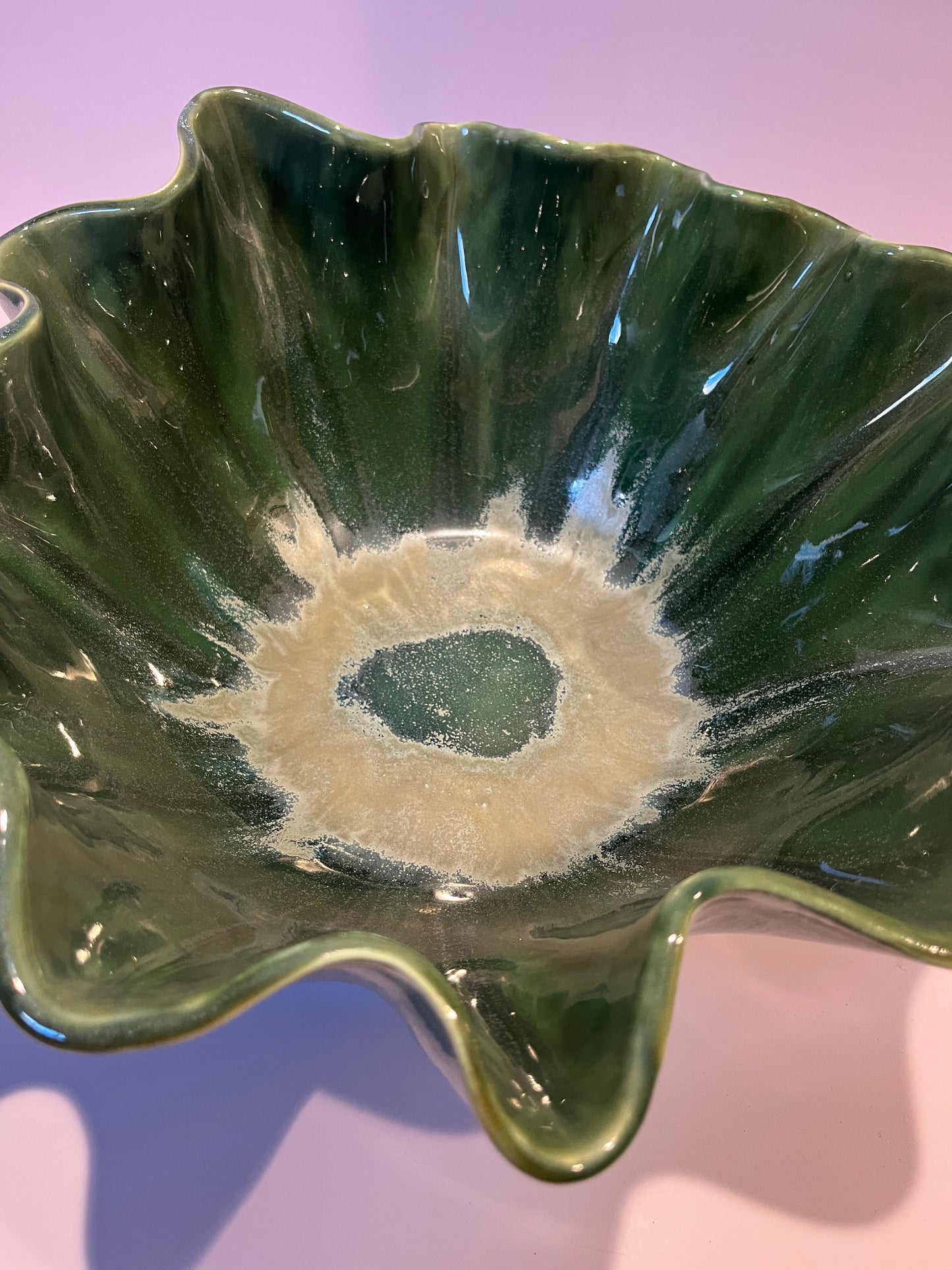 Multi Green Wave Bowl