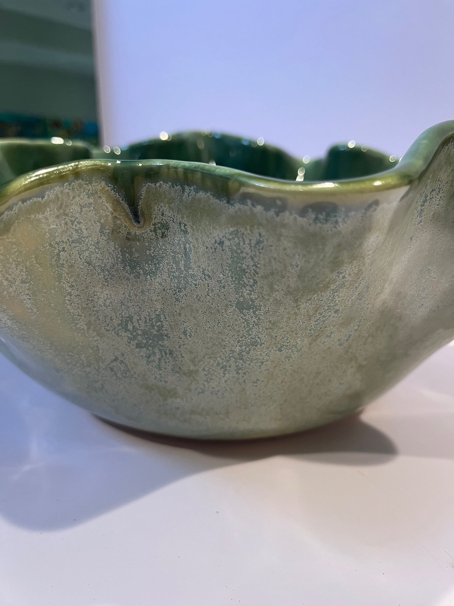 Multi Green Wave Bowl