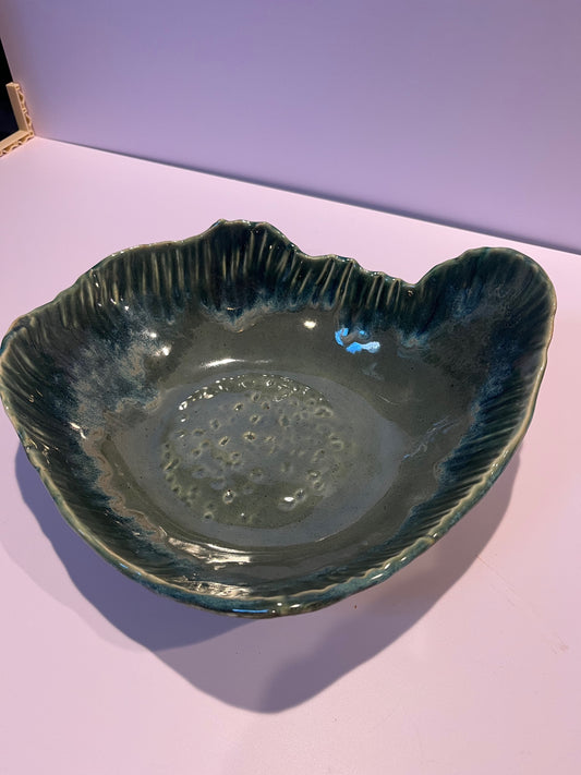 Multi Blue/Green Decorative Bowl